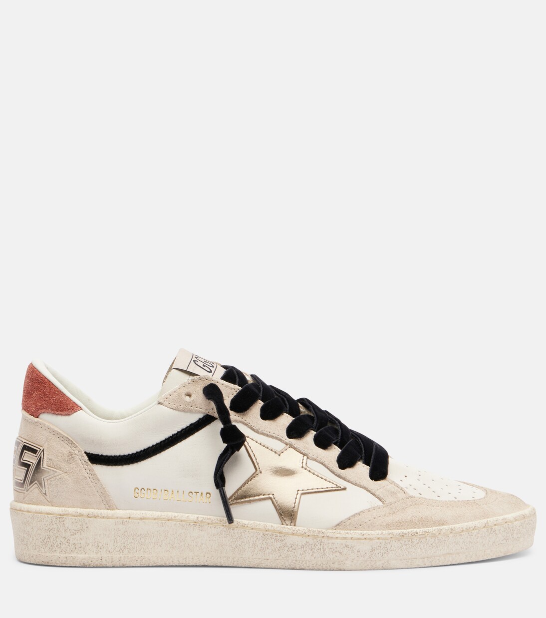 Sneakers Ball Star aus Leder mit Veloursleder | Golden Goose