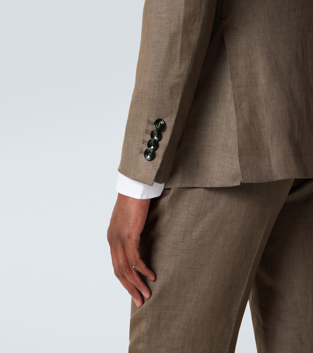Anzug aus Leinen, Wolle und Seide | Kiton