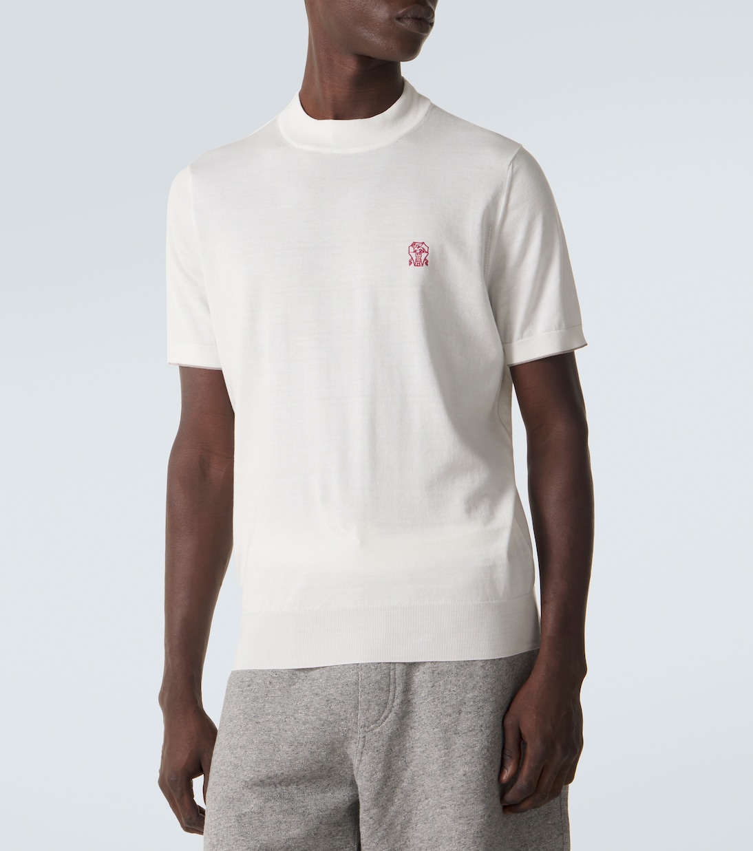 T-Shirt aus Baumwoll-Jersey | Brunello Cucinelli