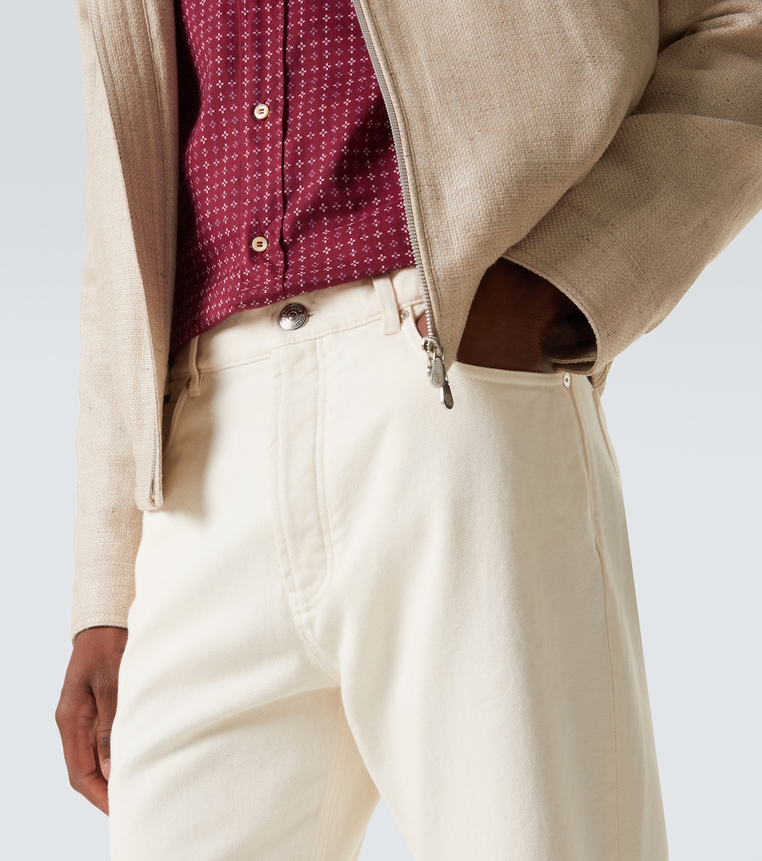Mid-Rise Straight Jeans | Brunello Cucinelli