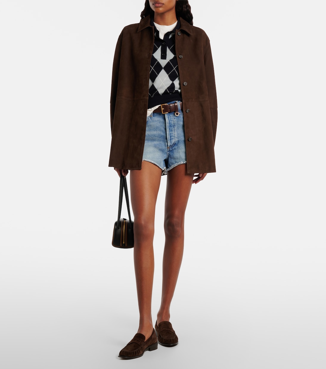 Ridley denim shorts | Agolde