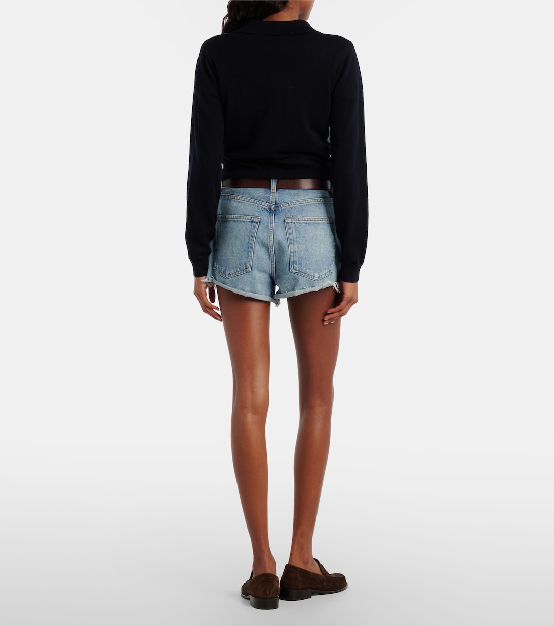 Ridley denim shorts | Agolde