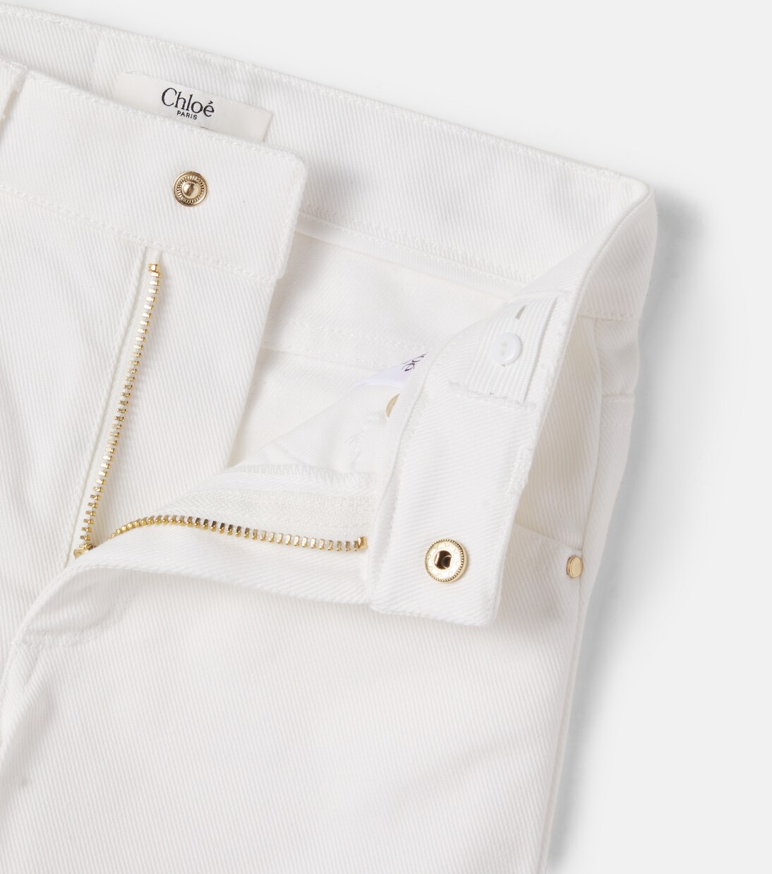 Broderie anglaise jeans | Chloé Kids