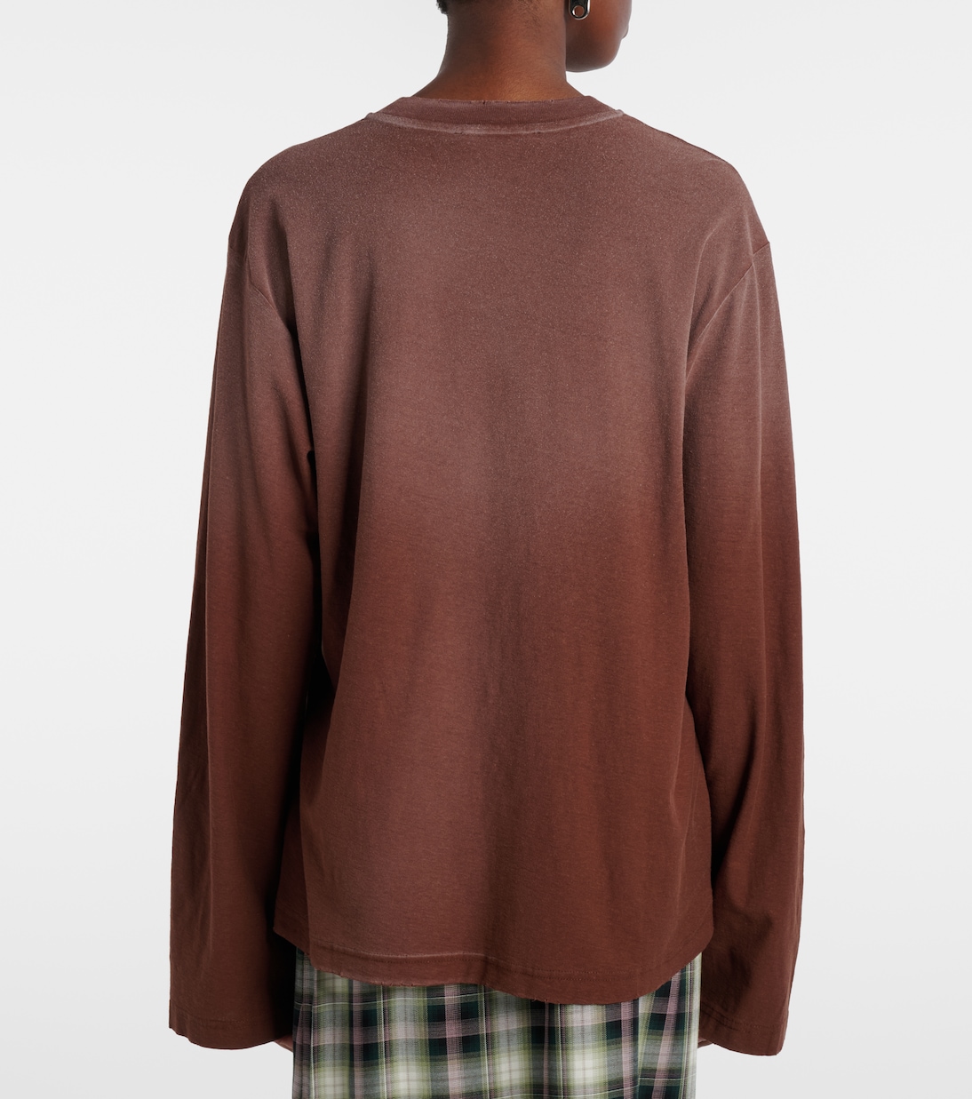 T-shirt en coton et chanvre à logo | Acne Studios