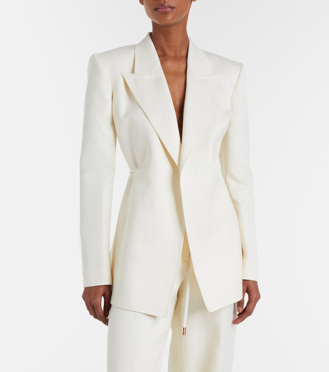 Blazer Epona de lino con cinturón | Gabriela Hearst