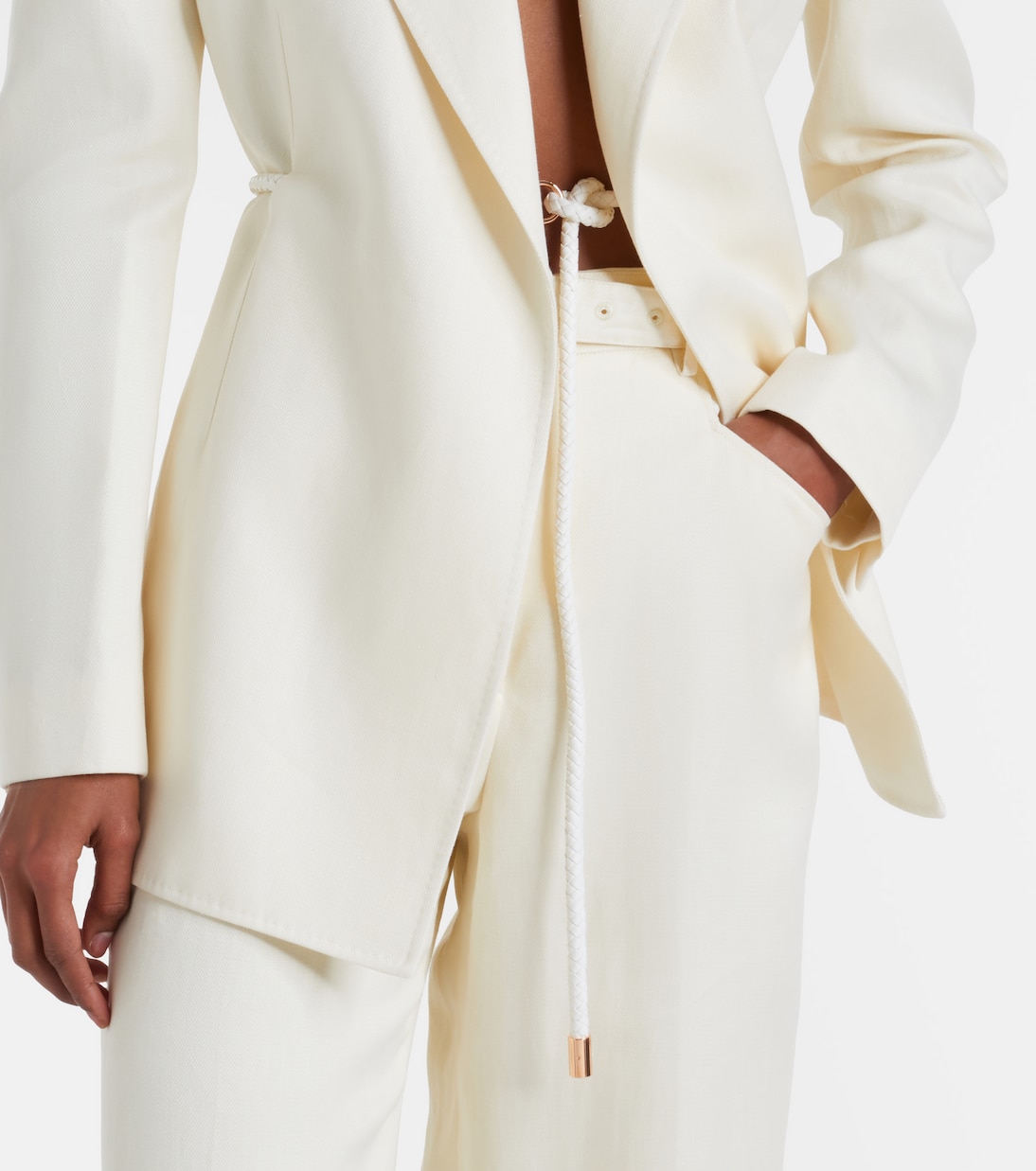 Blazer Epona de lino con cinturón | Gabriela Hearst