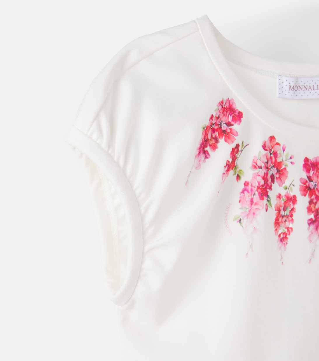 Floral jersey top | Monnalisa