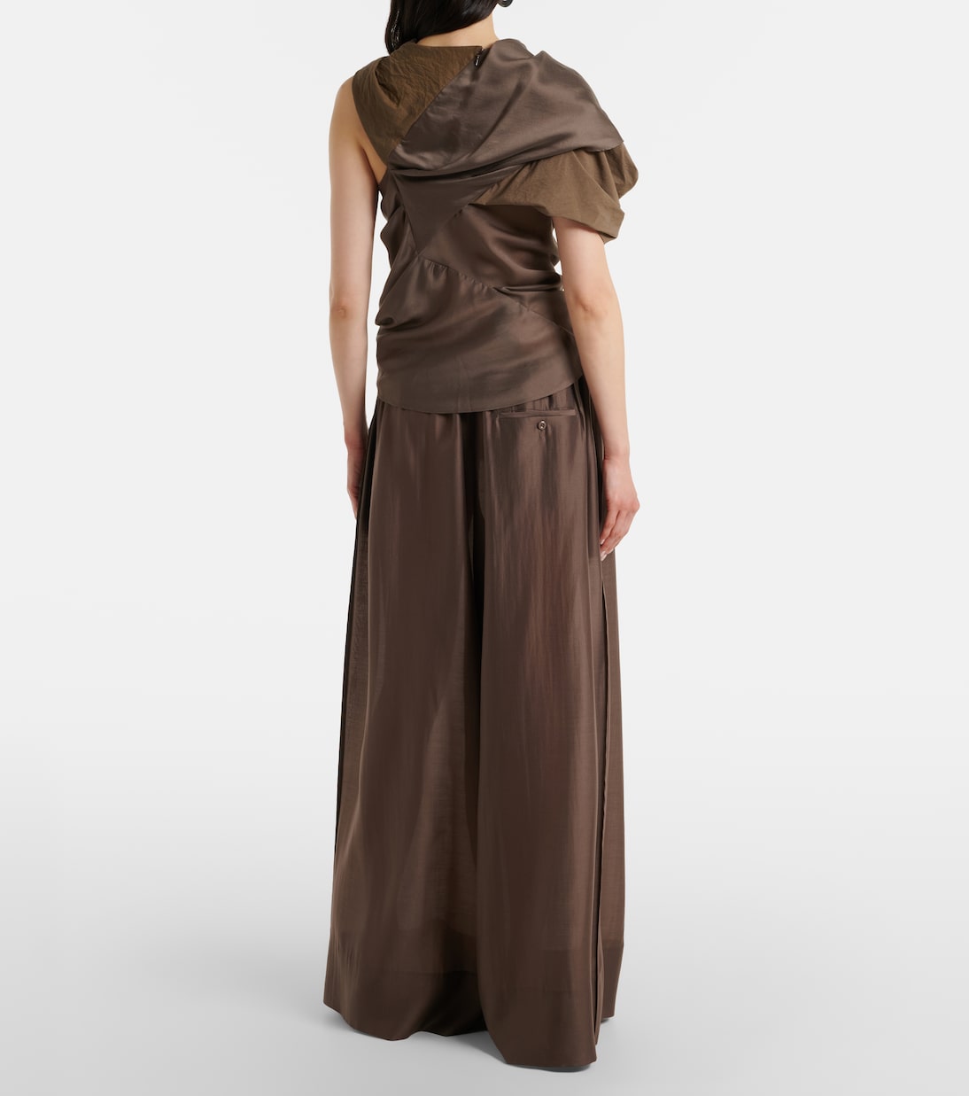 새틴 와이드 팬츠 | Entire Studios