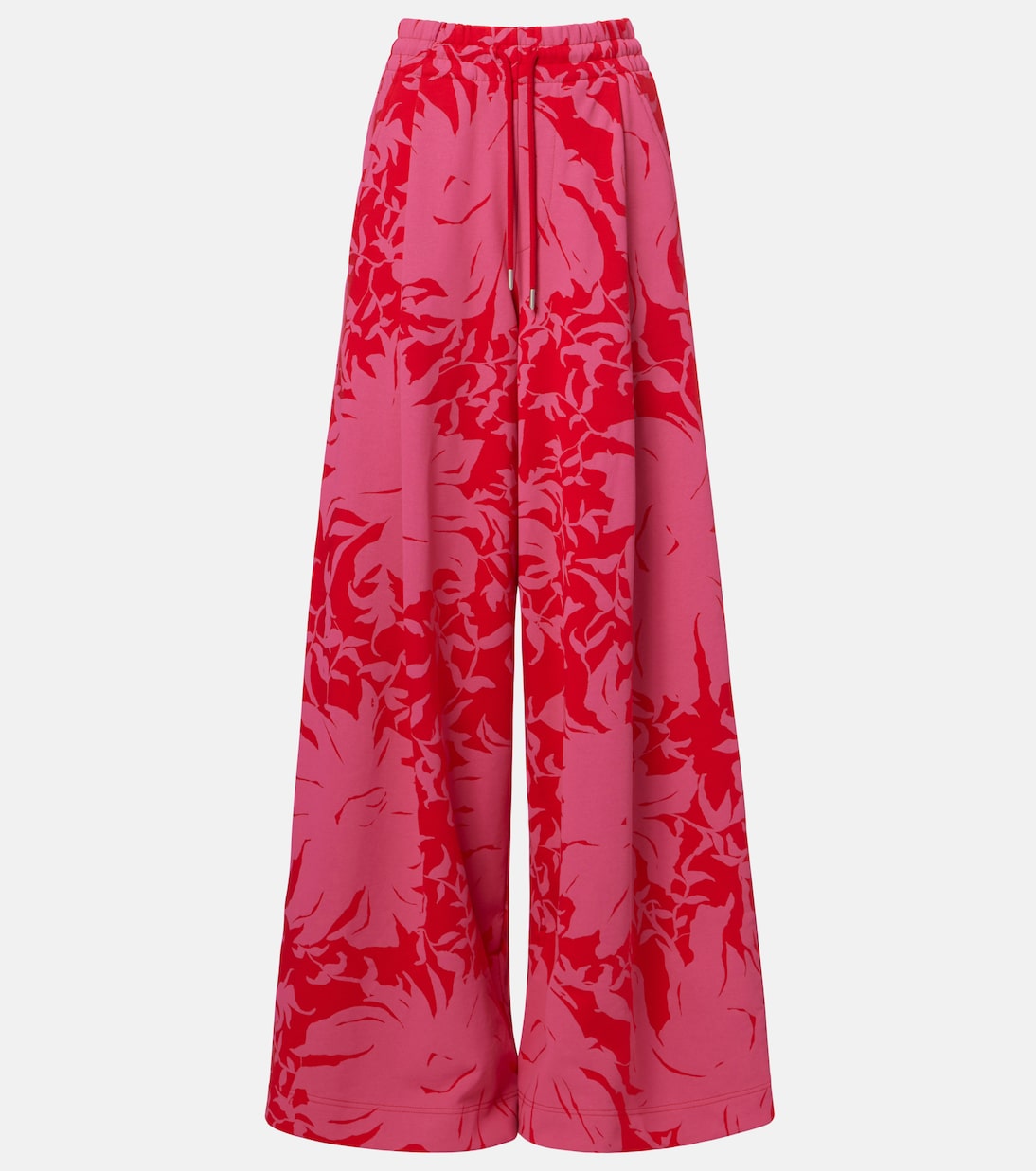 Pantaloni sportivi in jersey di cotone plissé | Dries Van Noten