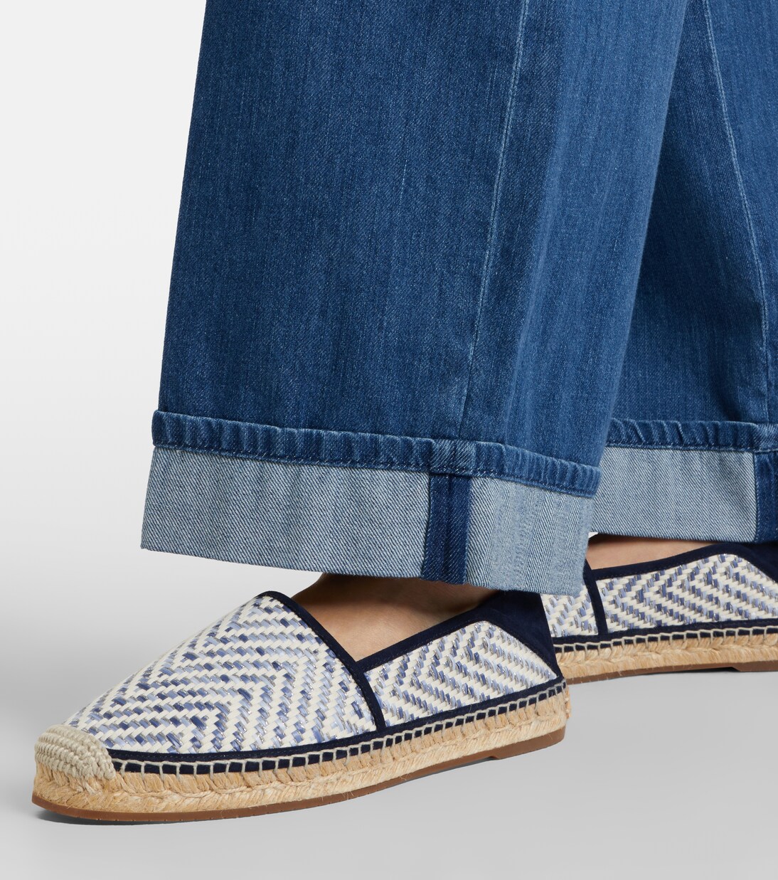 Espadra raffia-effect espadrilles | Manolo Blahnik
