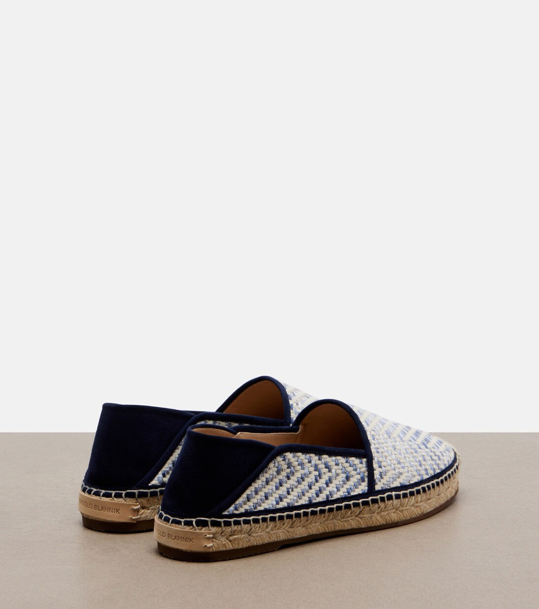 Espadra raffia-effect espadrilles | Manolo Blahnik