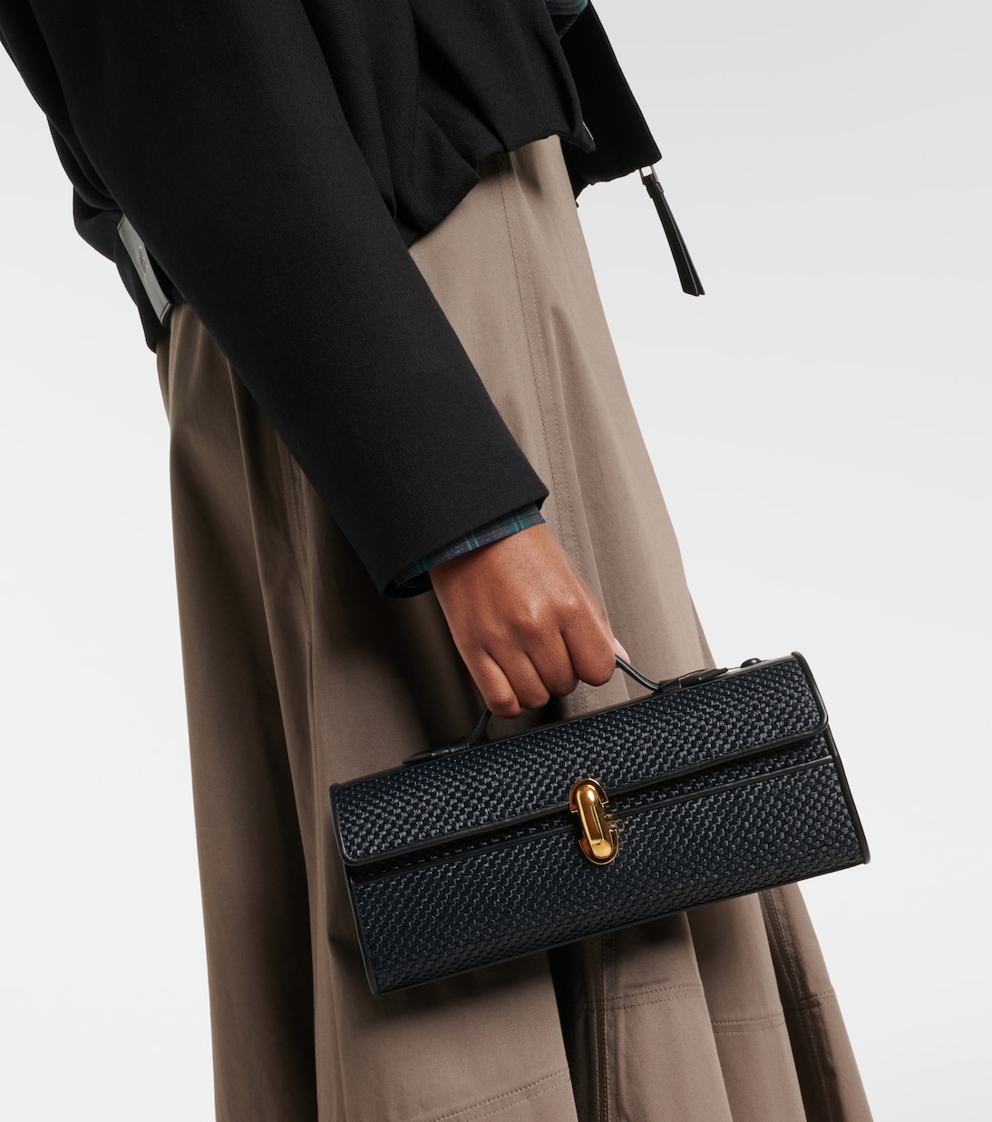 Sac Symmetry Slim en raphia | Savette