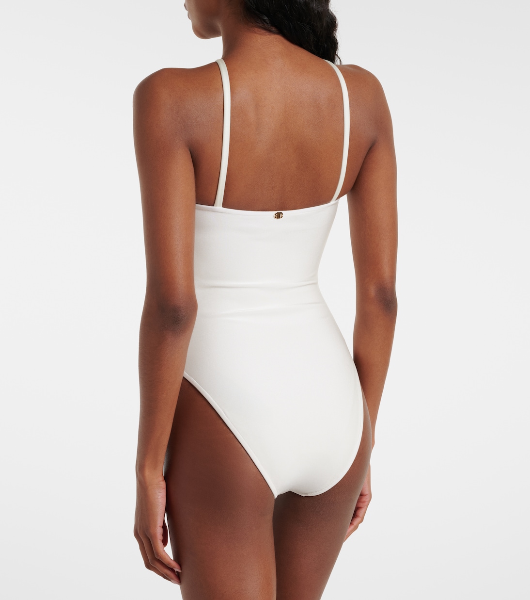 Floral-appliqué swimsuit | Adriana Degreas