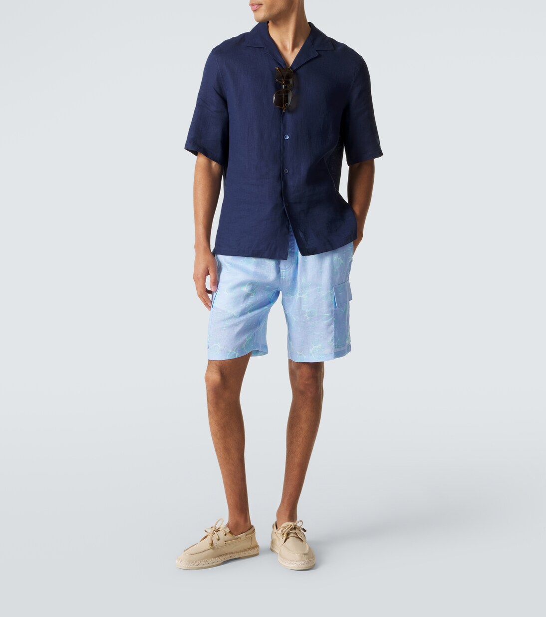 Bermuda-Shorts Baie aus Leinen | Vilebrequin