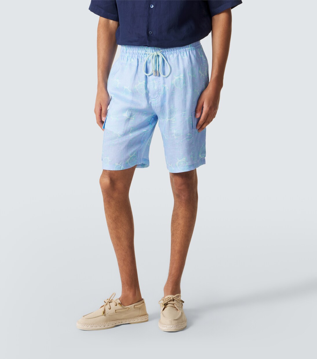 Bermuda-Shorts Baie aus Leinen | Vilebrequin