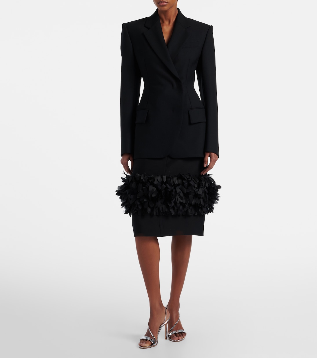 Sandalen Manhattan aus Metallic-Leder | Gianvito Rossi