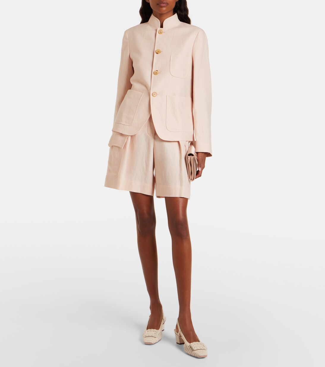 Belle Vivier crochet and leather slingback pumps | Roger Vivier