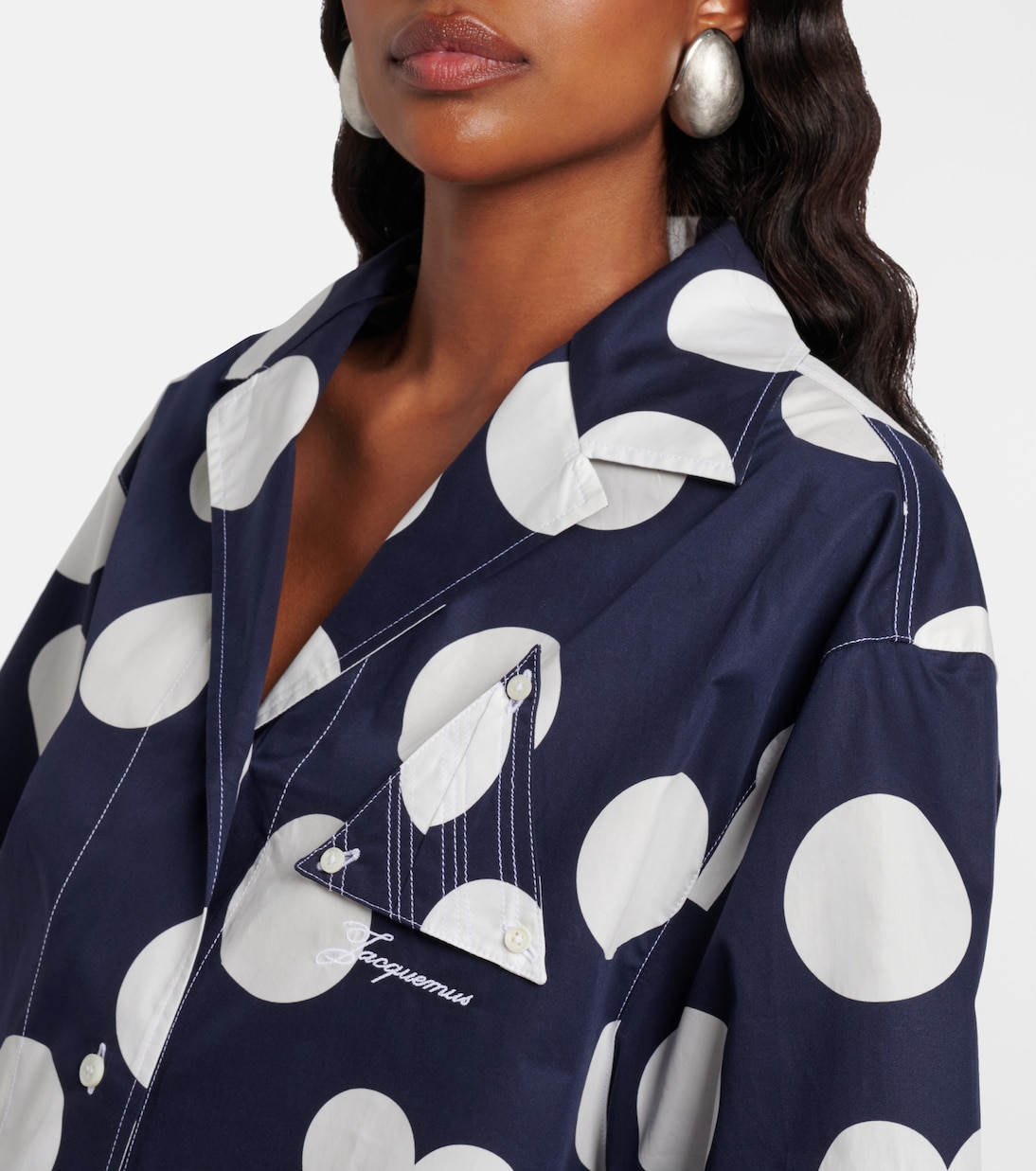 Marin polka-dot cotton poplin shirt  | Jacquemus