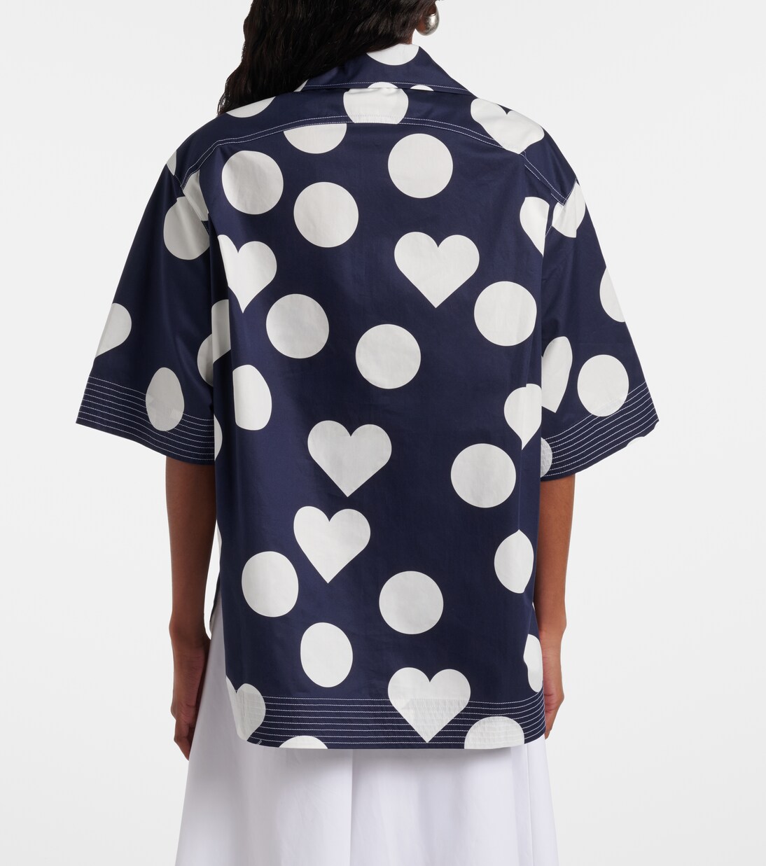 Marin polka-dot cotton poplin shirt  | Jacquemus