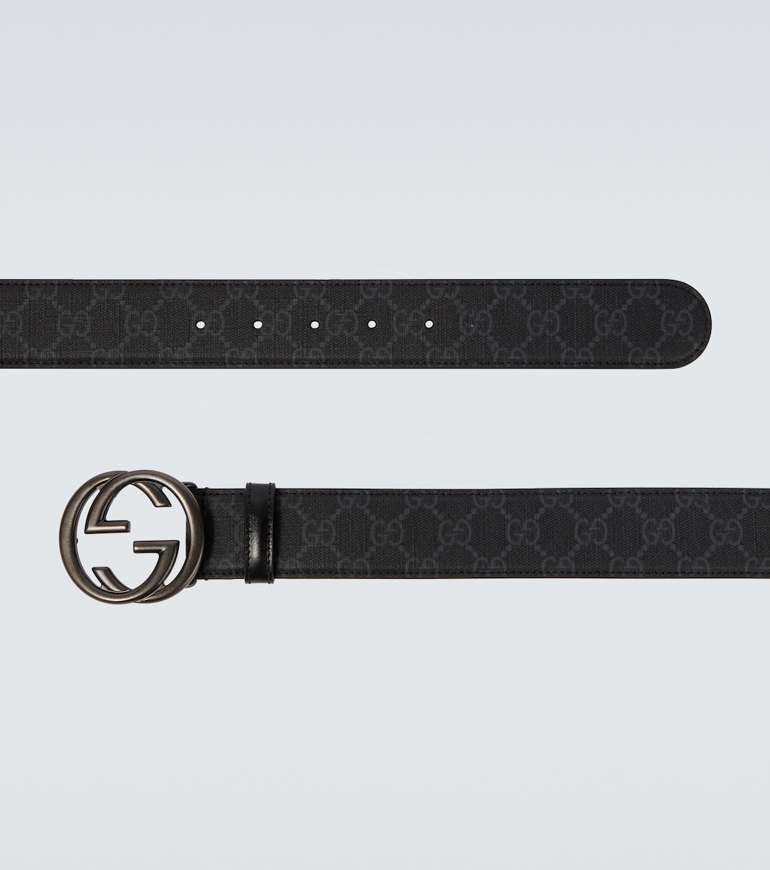Cinturón Interlocking reversible con GG | Gucci
