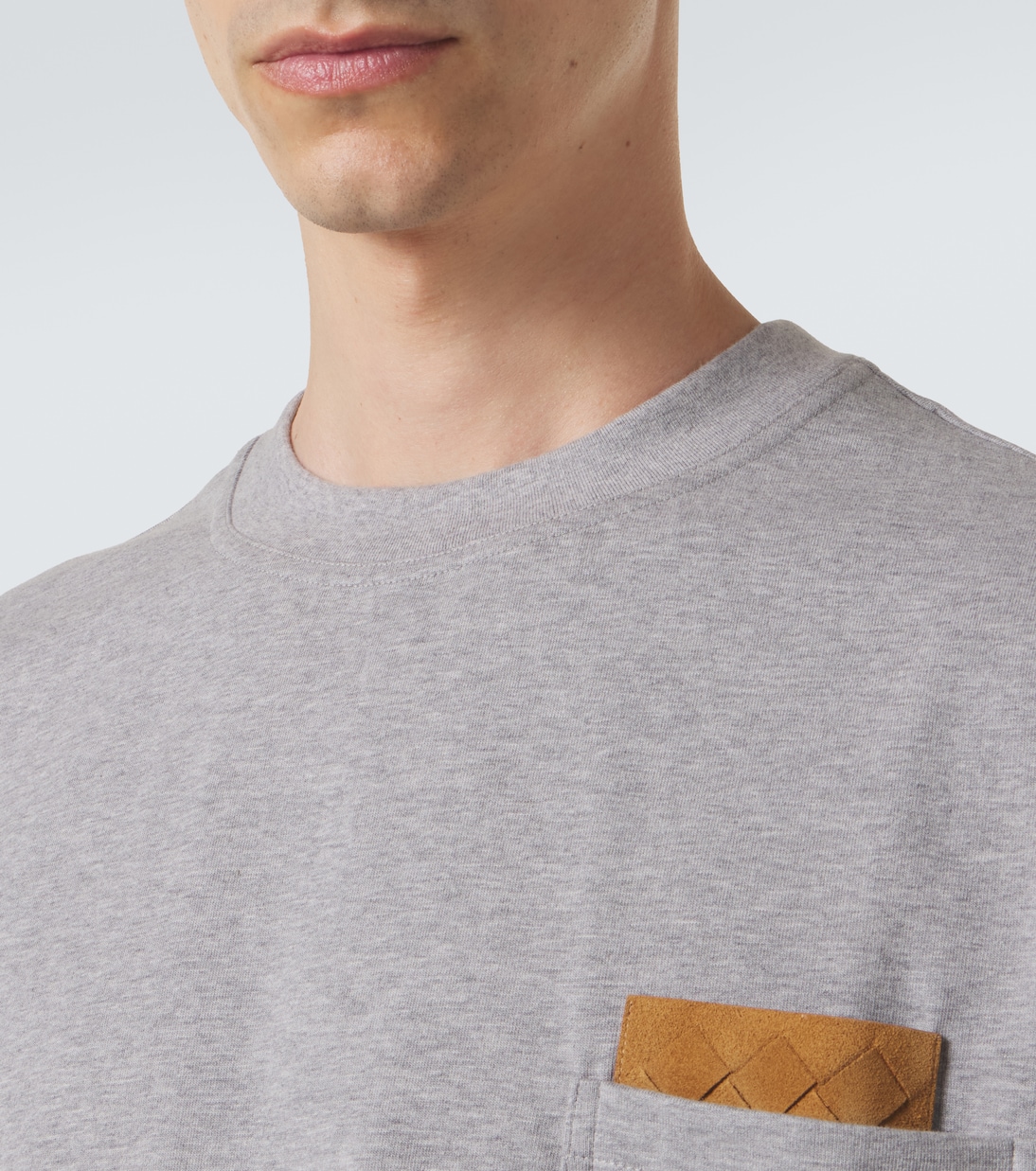 Intrecciato cotton-blend jersey T-shirt | Bottega Veneta