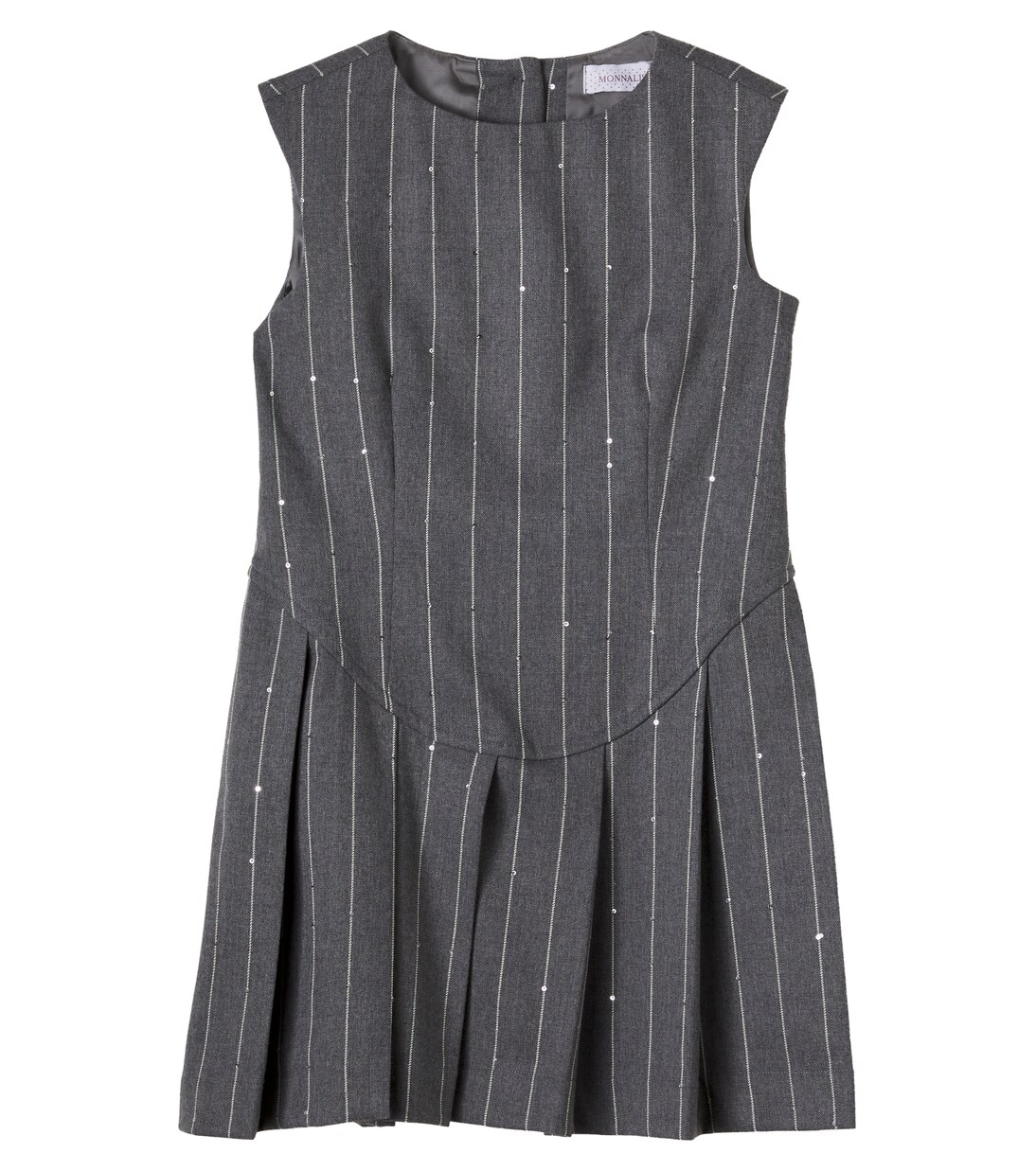 Striped pleated dress | Monnalisa