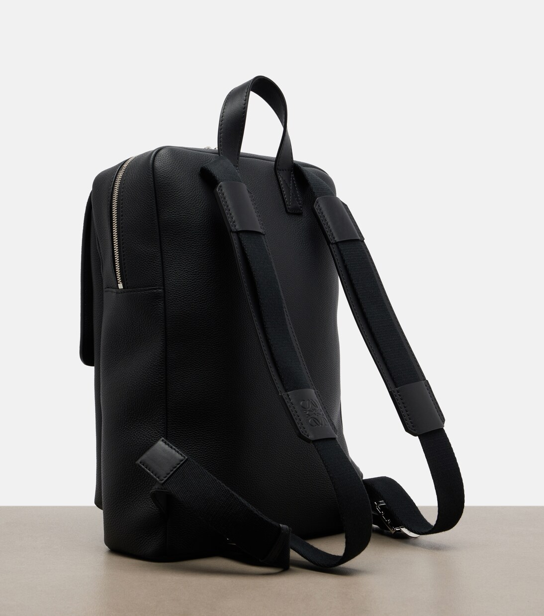 Military leather backpack | Loewe