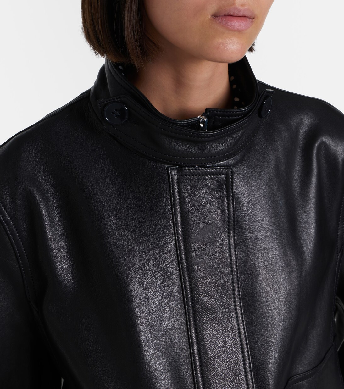 Rios leather jacket | Nour Hammour