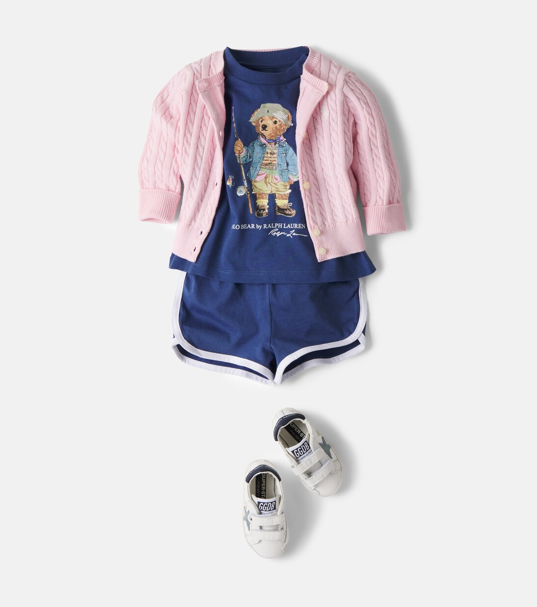 Baby Polo Bear T-shirt and shorts set | Polo Ralph Lauren Kids