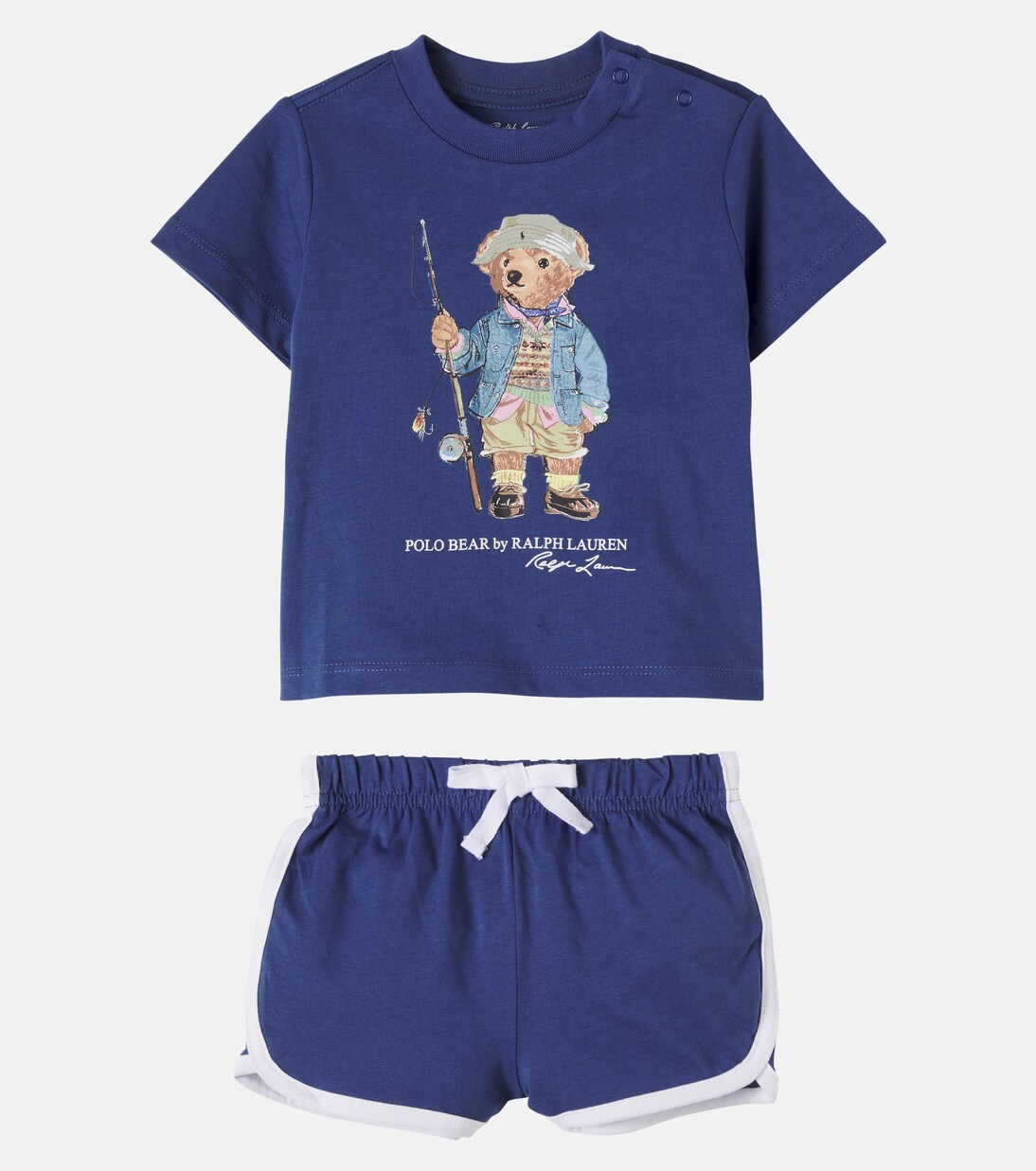 Baby Polo Bear T-shirt and shorts set | Polo Ralph Lauren Kids