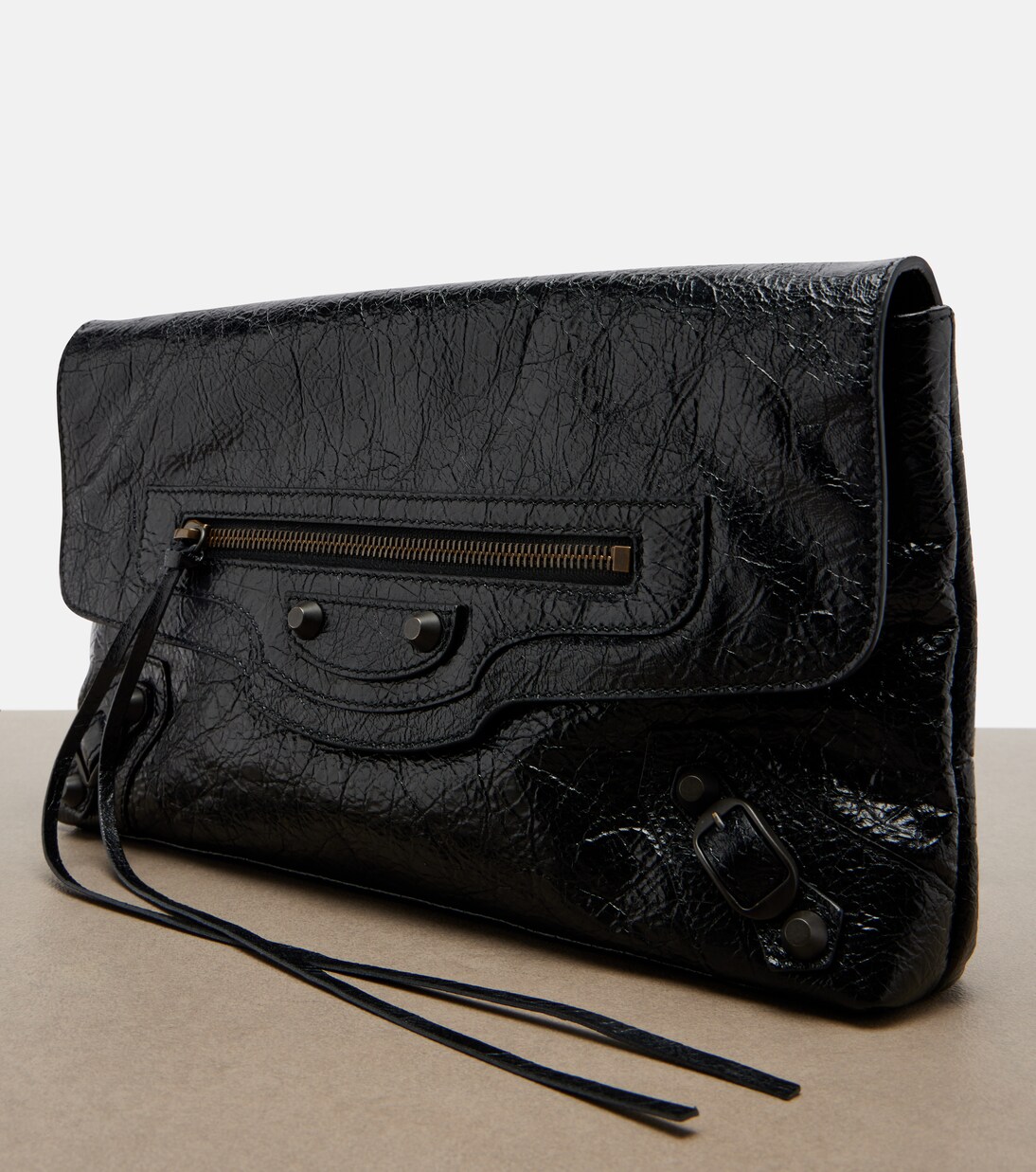 Le City leather clutch | Balenciaga