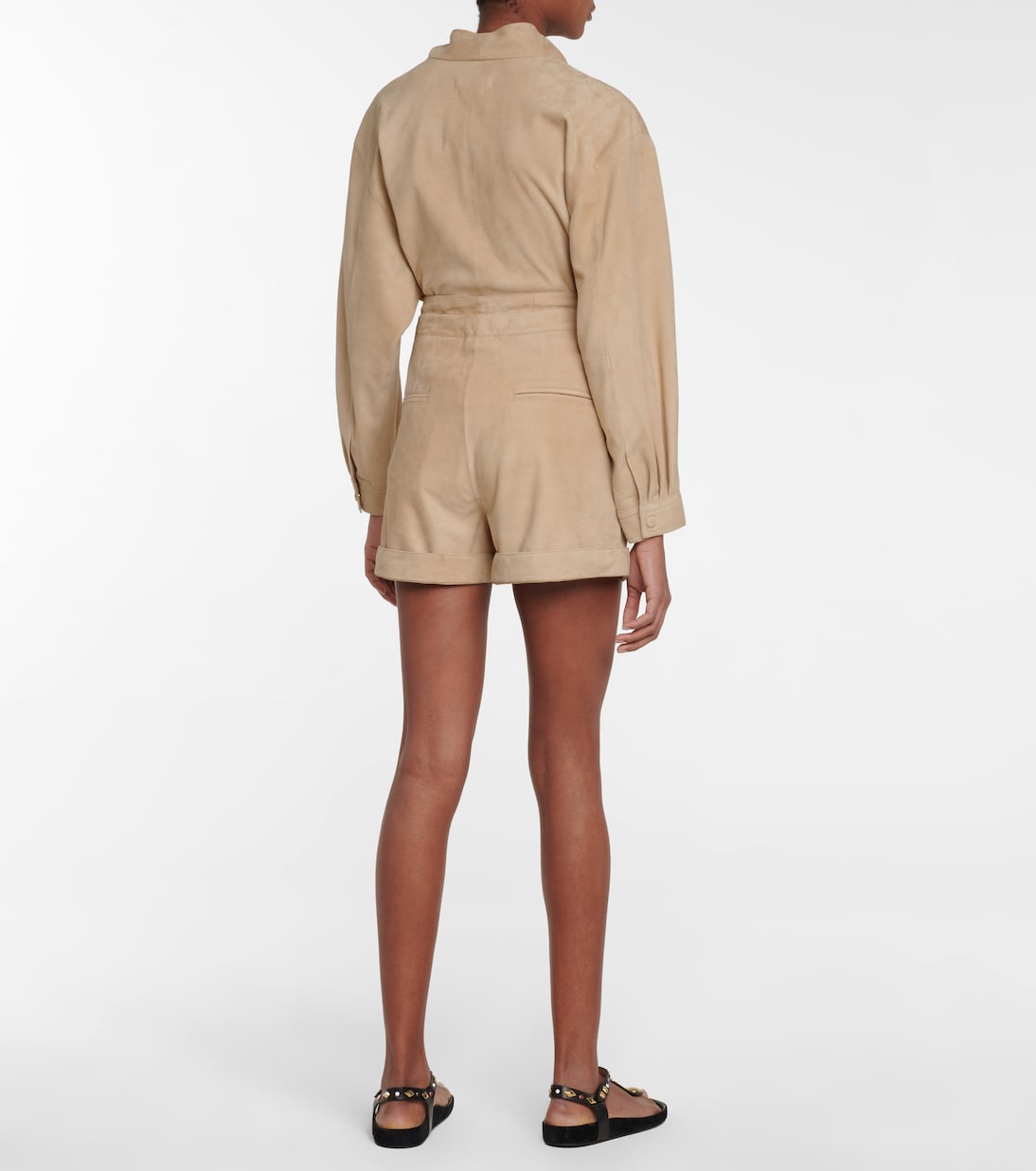 Shorts Carius aus Veloursleder | Isabel Marant
