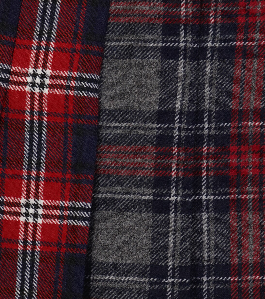 Checked wool-blend mini skirt | Dolce&Gabbana Kids