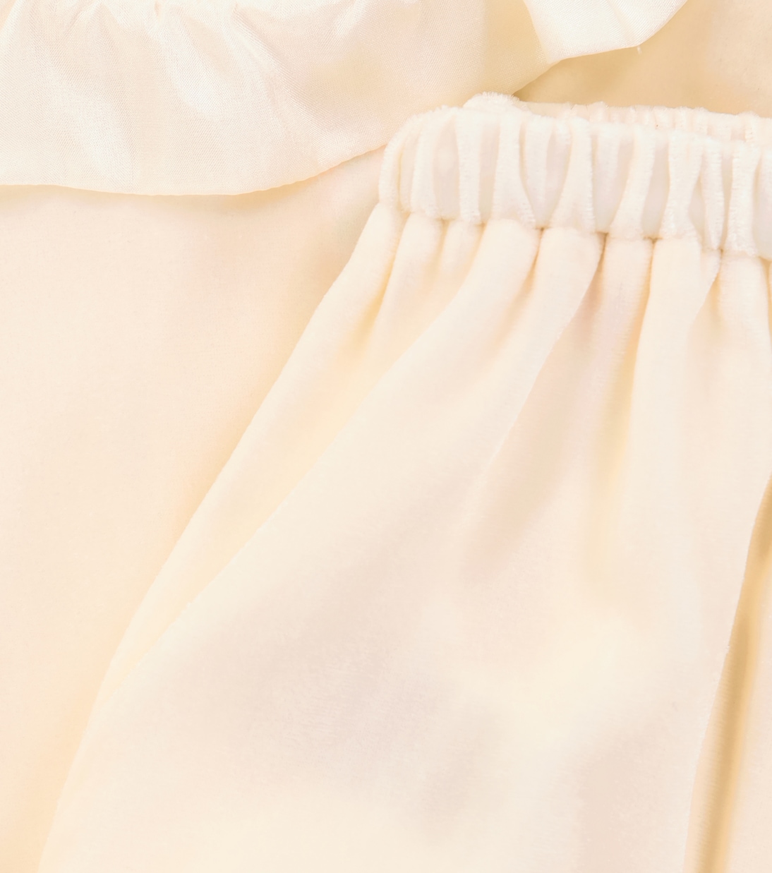 Baby Thairys silk velvet blouse and bloomers set | Bonpoint