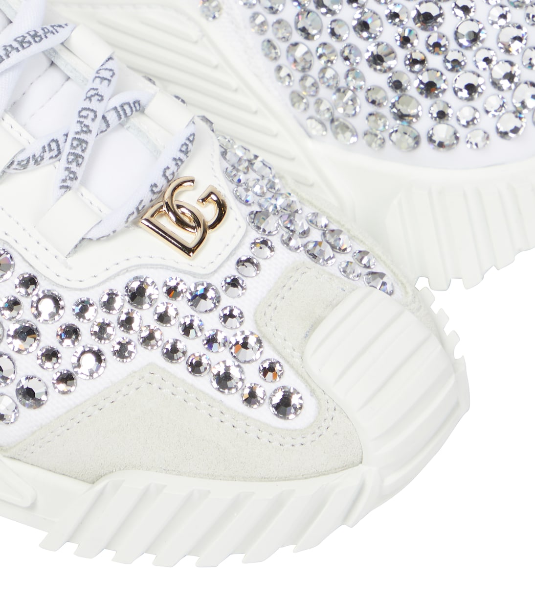 NS1 crystal-embellished sneakers | Dolce&Gabbana Kids