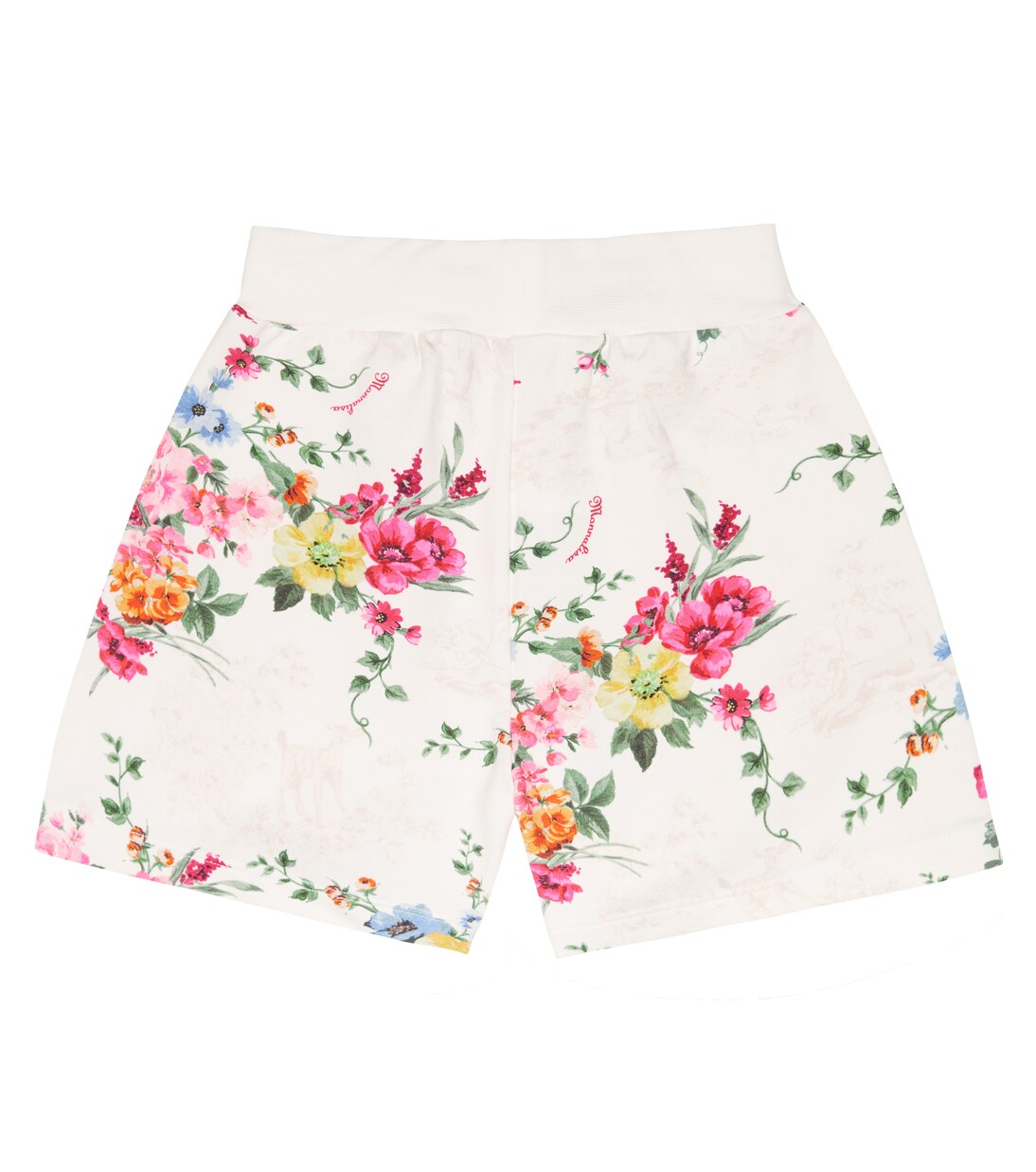 Short en coton mélangé à fleurs | Monnalisa