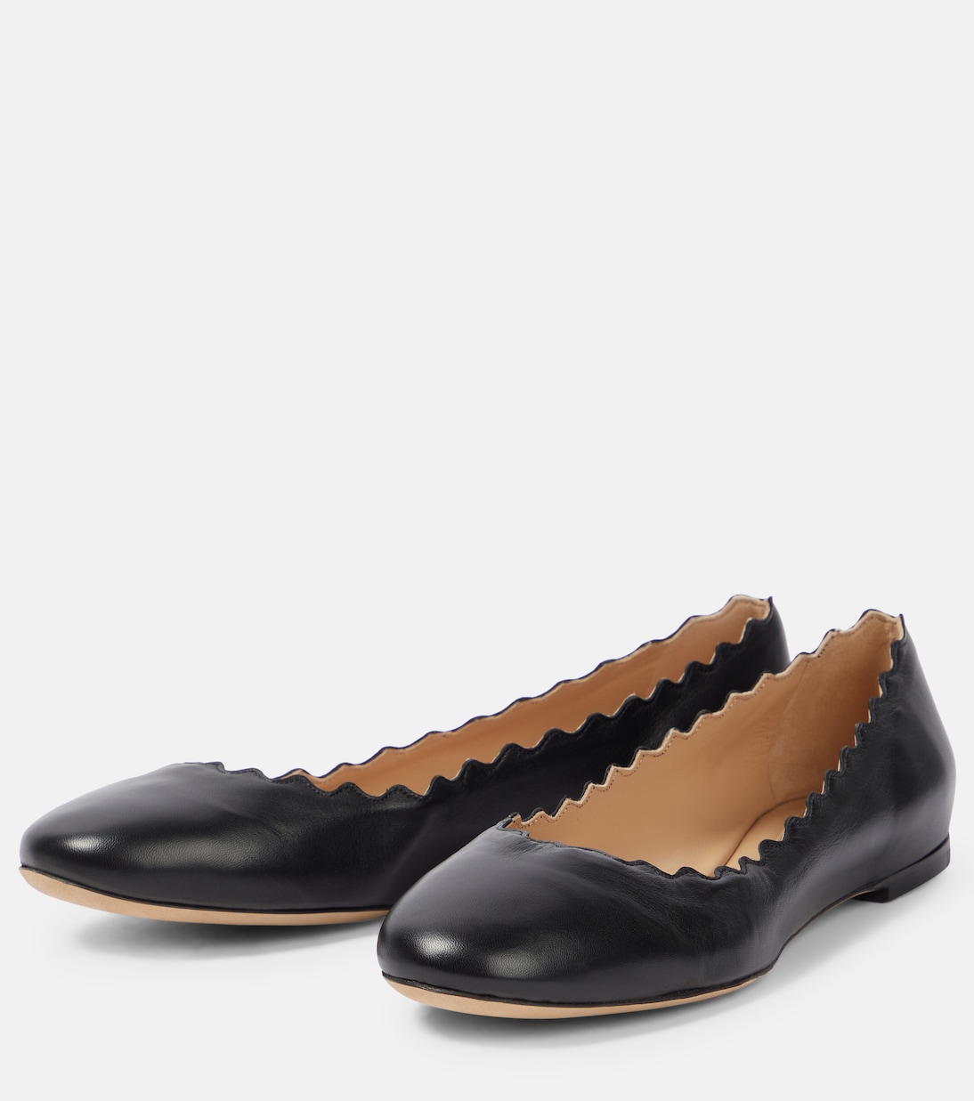 Lauren leather ballet flats | Chloé