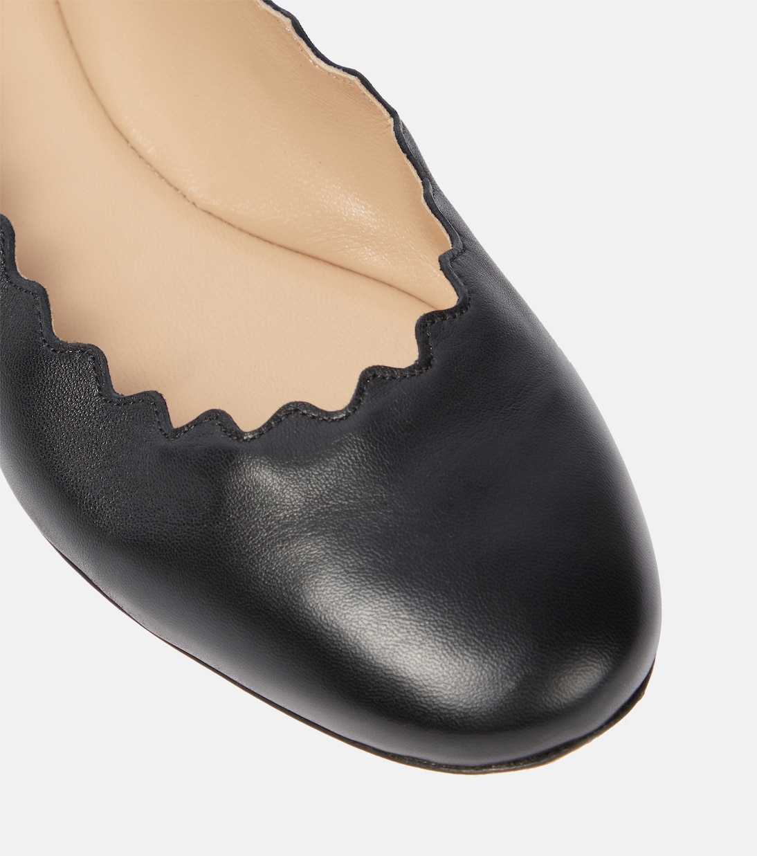 Lauren leather ballet flats | Chloé