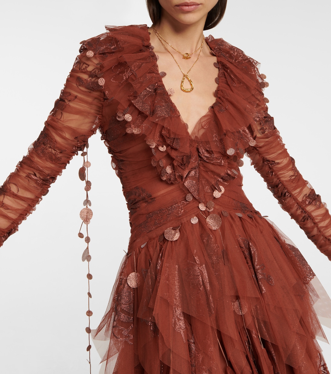 Robe Kaleidoscope en organza | Zimmermann