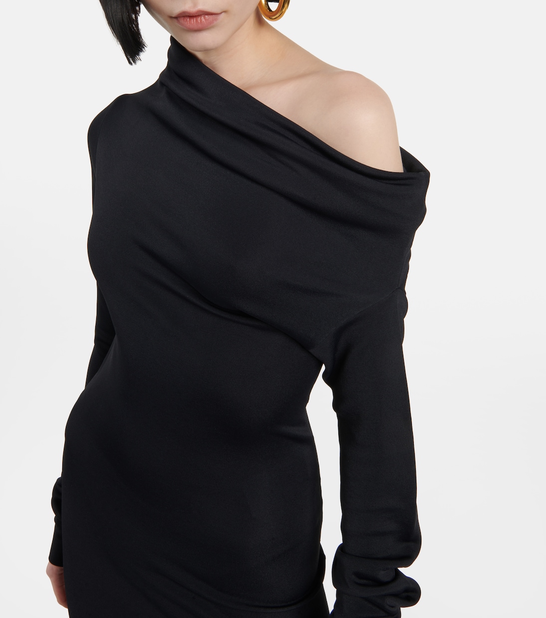 Abito lungo in jersey monospalla | Ferragamo