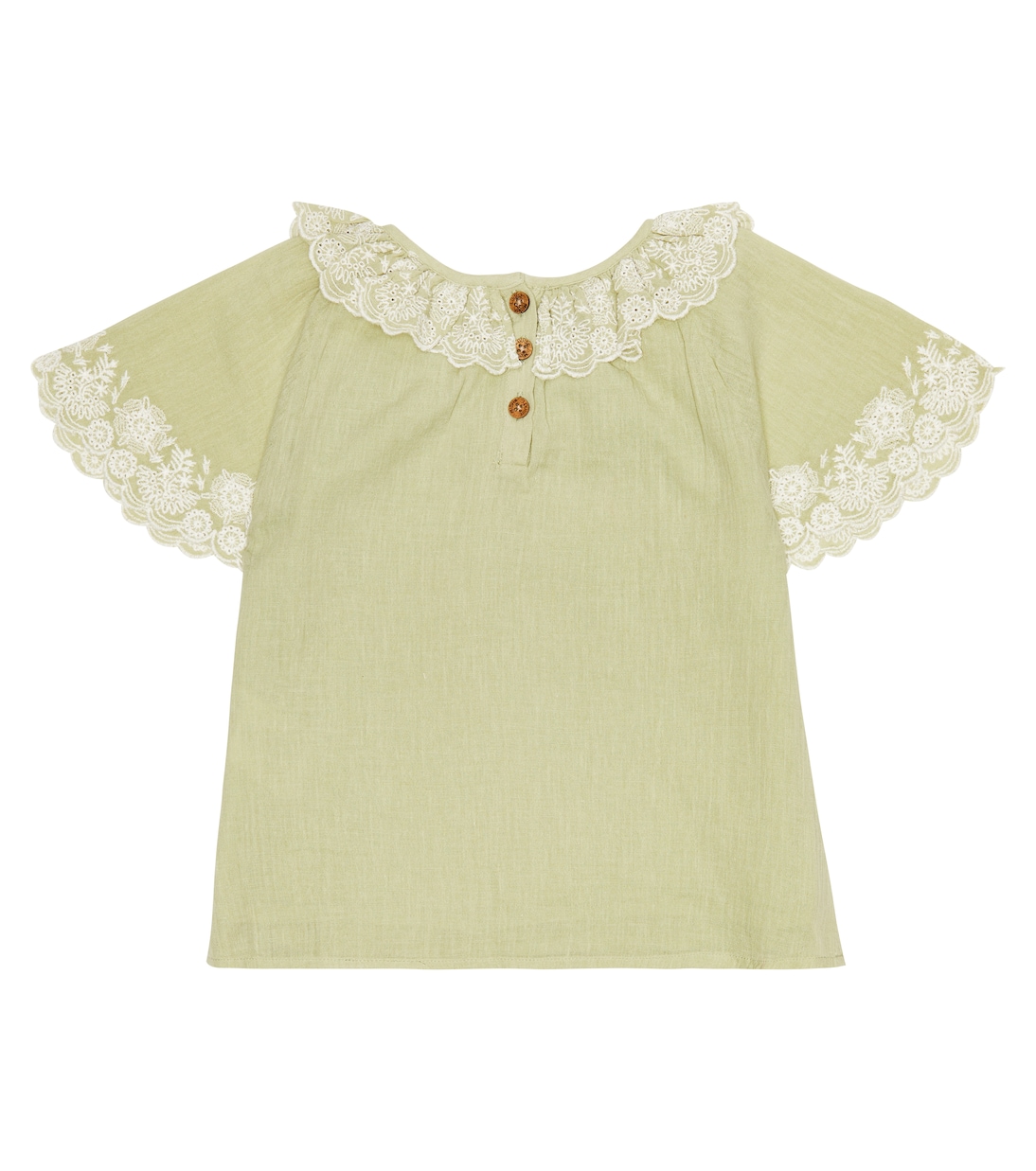 Antoinette embroidered cotton blouse | Louise Misha