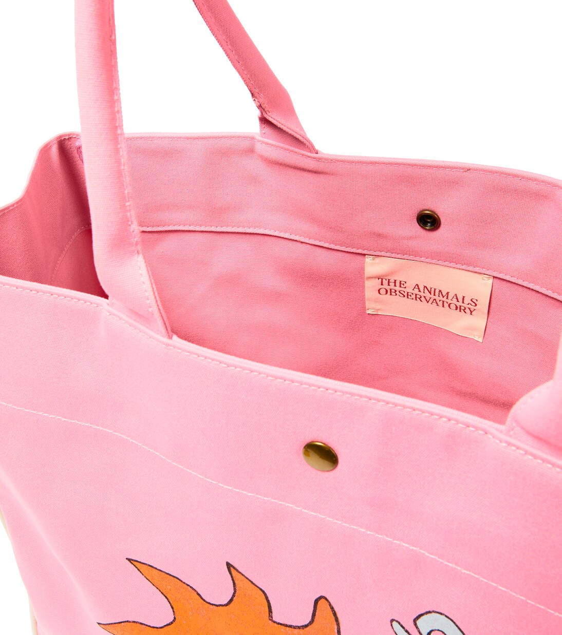 Printed cotton canvas tote bag | The Animals Observatory