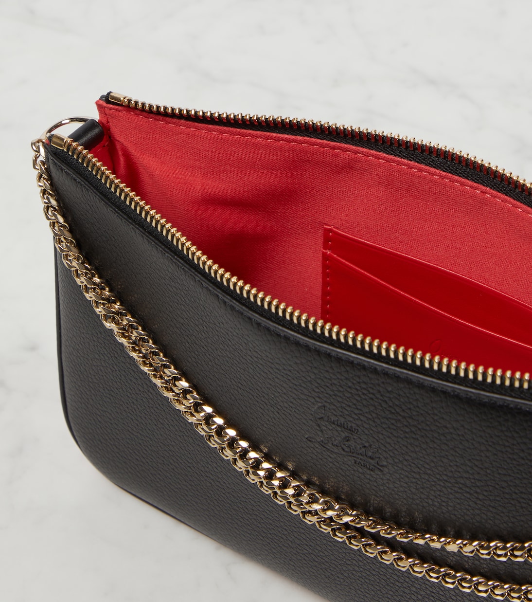 Loubila leather clutch | Christian Louboutin