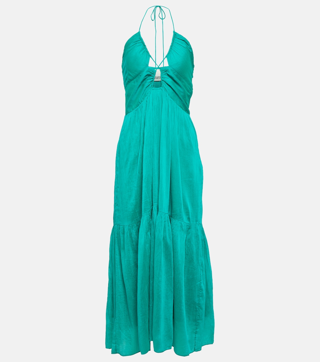Robe midi Birona en coton et soie | Isabel Marant