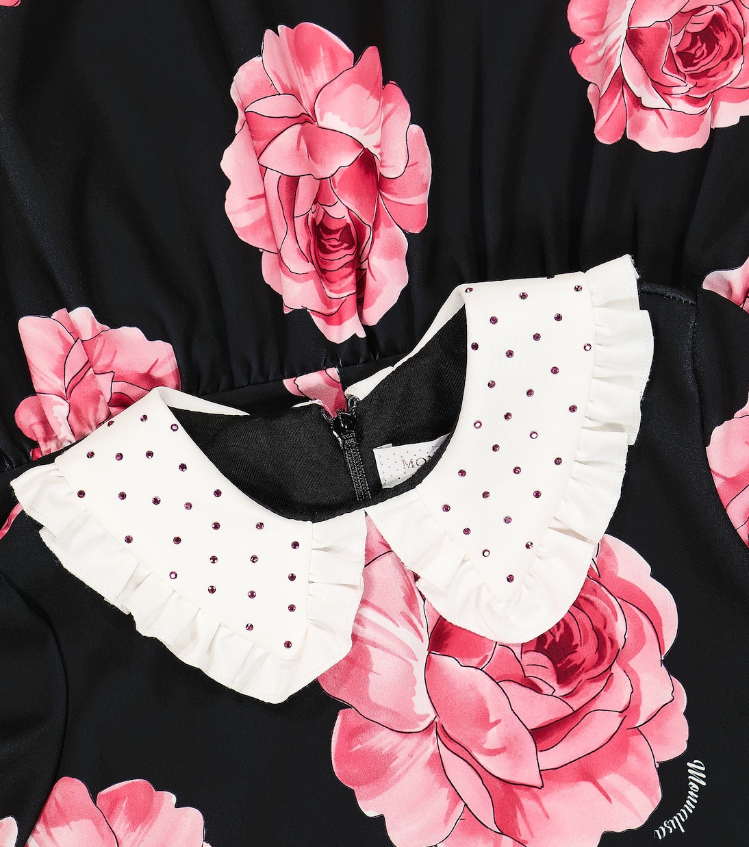 Floral printed cady dress | Monnalisa