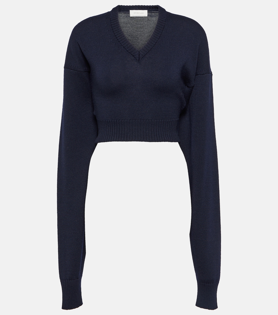 Pull raccourci Pomez en laine vierge | Sportmax