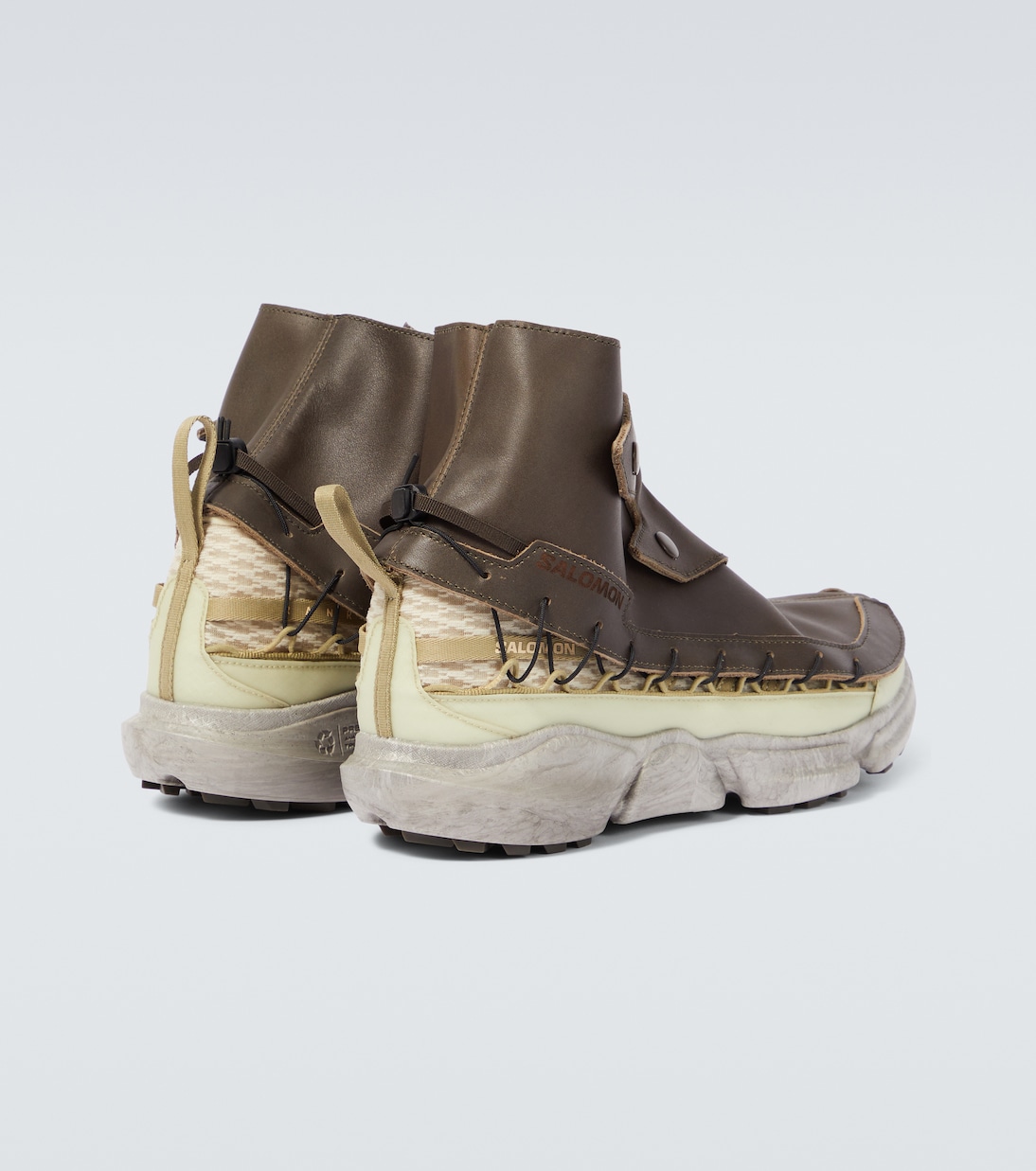 x Salomon Skor faux leather sneakers | Ranra