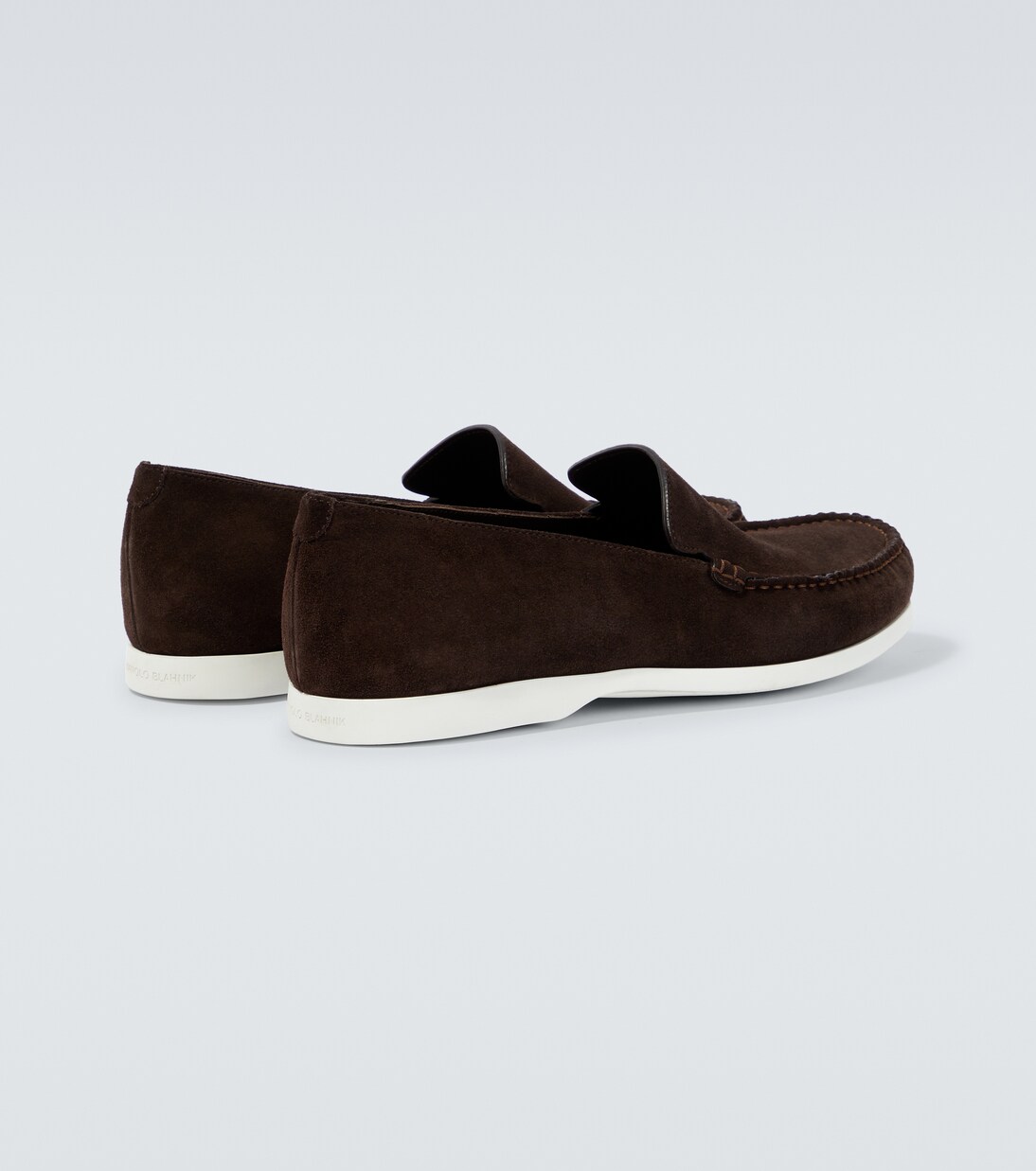 Monaco suede loafers | Manolo Blahnik