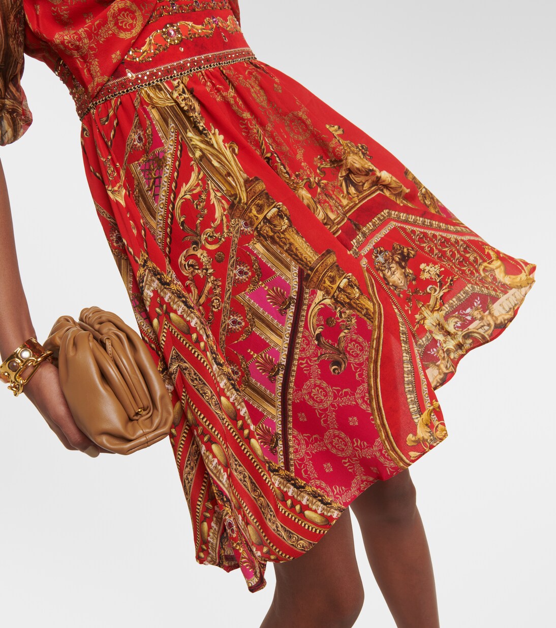 Robe Sweet Soprano imprimée en soie | Camilla