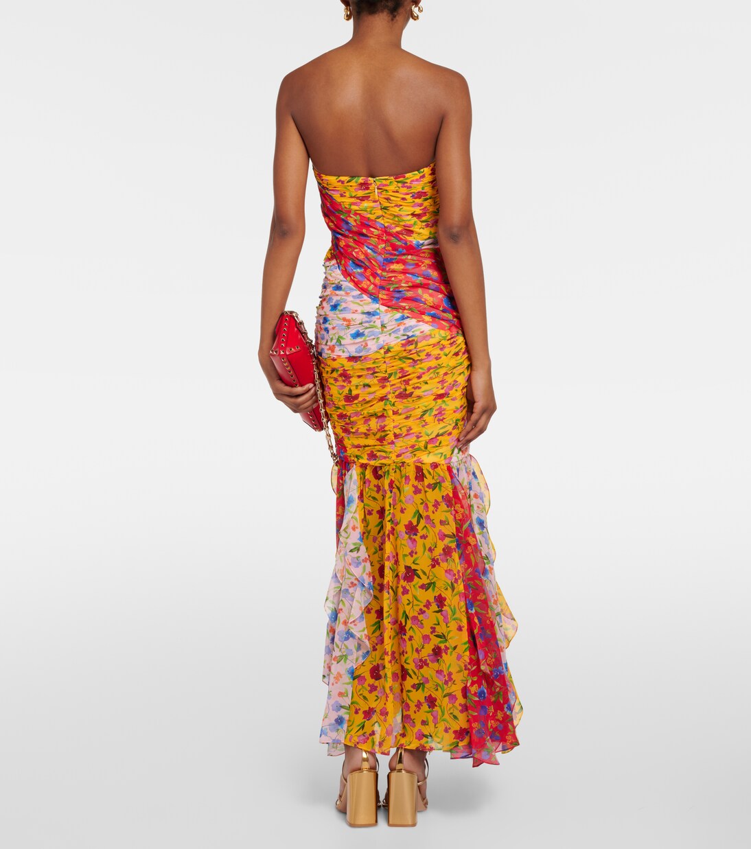 Robe longue à fleurs | Carolina Herrera